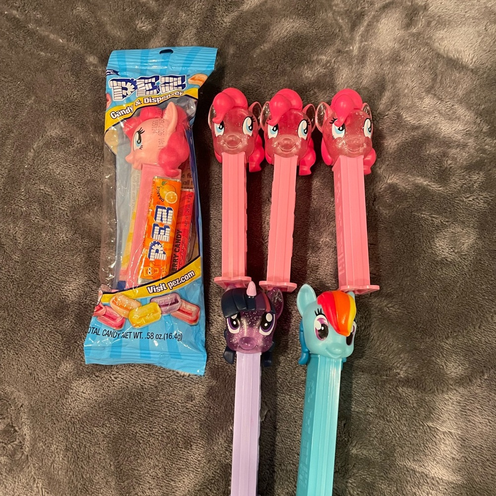 Lot of 6 My Little Pony PEZ Dispensers